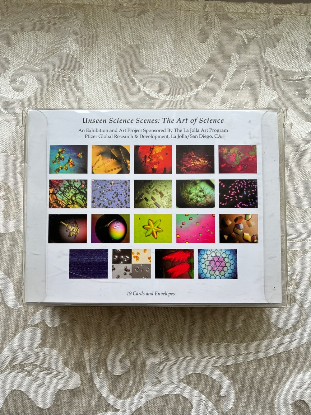 NIB “Unseen Science Scenes” Notecards Set of 19 Blank Cards With Envelopes